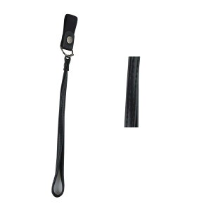 合皮ひも(黒) ステッキ専門店チャップリン