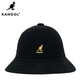 【限定セール】Kangol カンゴール Bermuda Casual Hat Black/Gold バミューダ カジュアル バケット ハット ブラック/ゴールド キャップ カジュアル 帽子 正規品 ユニセックス 男女兼用 ストリート