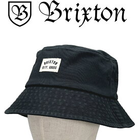 Brixton ブリクストン Woodburn Packable Bucket Black バケット ハット ブラック 帽子 正規品 ユニセックス 男女兼用 ストリート アメカジ アウトドア