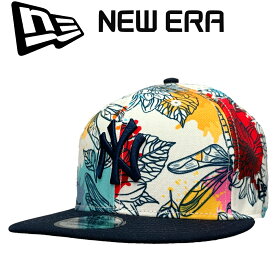 New Era ニューエラ 9Fifty Cap 950 Spring Training Cap Floral ローキャップ MLB NY Yankees ニューヨークヤンキース フローラル ネイビー Navy NY MLB 野球 帽子 正規品 ユニセックス 男女兼用 ストリート