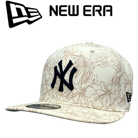 New Era ニューエラ 9Fifty Cap 950 Spring Training Cap Floral ローキャップ MLB NY Yankees ニューヨークヤンキース フローラル ホワイト White NY MLB 野球 帽子 正規品 ユニセックス 男女兼用 ストリート