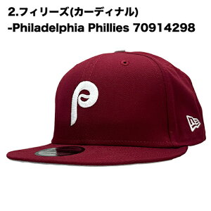yZ[zNew Era j[G 9Fifty Snapback Cap tBftBAEtB[Y Philadelphia Phillies 950 x[X{[ XibvobN Lbv MLB W[[O I[ZeBbN