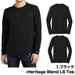 �y����Z�[���zNew Era �j���[�G�� Heritage Blend LS Tee �w���e�[�W T�V���c ���� ���n �ێ� �g�b�v�X �N���[�l�b�N �j�����p �����Y ���f�B�[�X