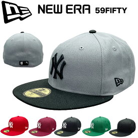 【限定セール】New Era ニューエラ キャップ 59Fifty ニューヨーク・ヤンキース NY Yankees ネイビー 紺 ブラック 黒 レッド 赤 ベースボール キャップ メジャーリーグ オーセンティック フラットバイザー 帽子 人気 ブランド