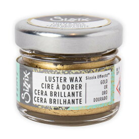 Sizzix ラスターワックス ゴールド・シルバー（メタリックワックス）/ Sizzix Effectz - Luster Wax, 20ml 日本正規品【ゴールドは1月中に入荷予定】