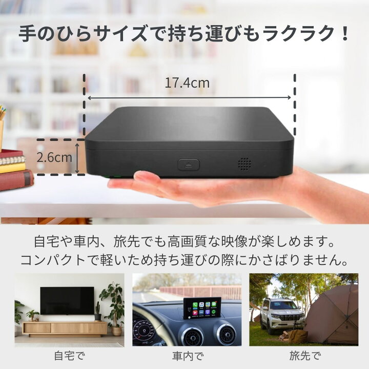 楽天市場】ポータブルブルーレイプレーヤー Blu-rayプレーヤー DVD 