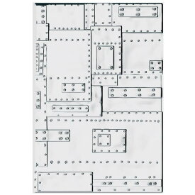 Sizzix エンボスフォルダー ファウンドリー A5サイズ / Foundry Large/A5 - 3-D Texture Fades Embossing Folder by Tim Holtz [666887] 日本正規品