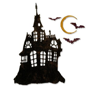 Sizzix Vbc _CZbg z[ebhnEX / Haunted House - Thinlits Die Set 3PK by Tim Holtz [662378] {Ki