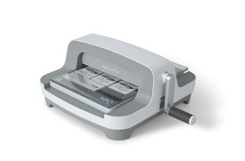 Sizzix ビッグショットプラス リニューアルモデル A4サイズ ダイカットマシン カッティングマシン スクラップブッキング 型抜き エンボス加工 カード作り シジックス Big Shot Plus (ホワイト&グレー) [667140]【日本正規品】日本語説明書QR付き
