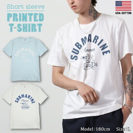 プリント Tシャツ メンズ レディース ミリタリー キャラクター ペア S M L LL 夏 アメリカ 綿 100% メール便 USA コットン お揃い コットン クルーネック 大人 アウトドア カジュアル