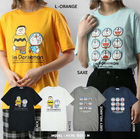 アイム ドラえもん Tシャツ ジャイアン プリント トップス 半袖 I'm Doraemon