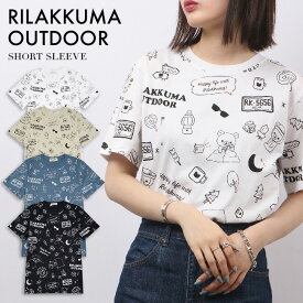 リラックマ アウトドア Tシャツ 半袖 春夏 Rilakkuma San-x