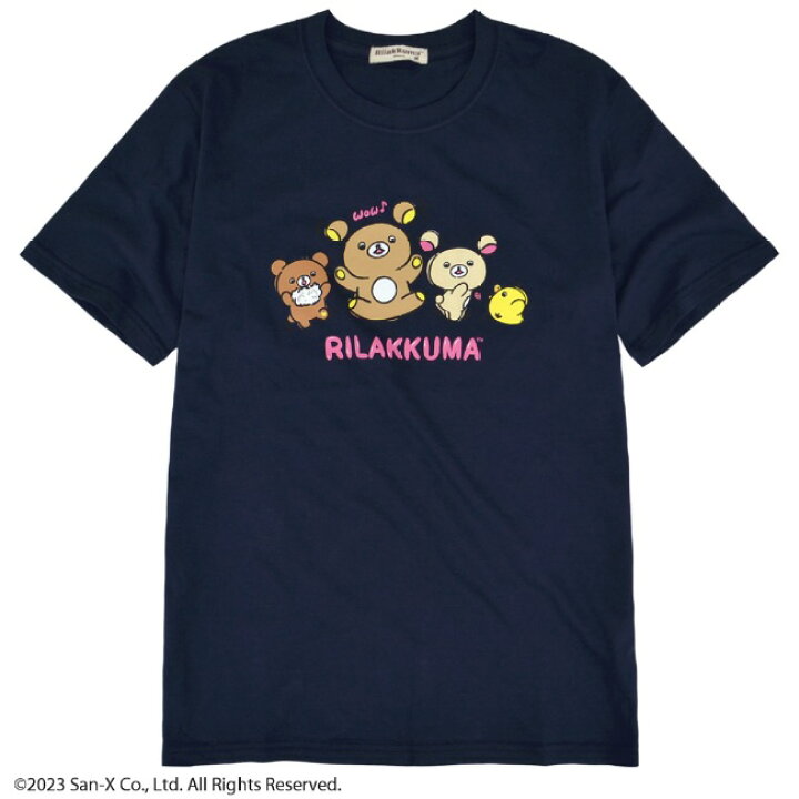 楽天市場】リラックマ サンエックス Tシャツ 半袖 トップス プリント 