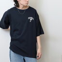 スヌーピー 柄接触冷感 半袖 ビッグシルエット Tシャツ 刺 SNOOPY PEANUTS