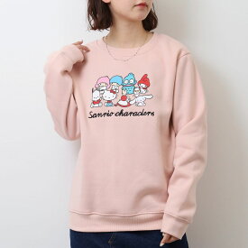 サンリオ キャラクターズ トレーナー スウェット 裏起毛 プリント 刺繍 メンズ レディース