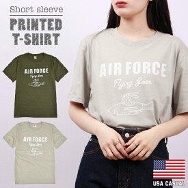 メンズ プリント 半袖 tシャツ メンズ 夏 ミリタリー キャラクター ペア S M L LL 夏 アメリカ 綿 100% コットン お揃い レディース Uネック プリント 半袖Tシャツ 夏服 大人 アウトドア カジュアル カーキ グレー S M L LL