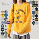 スウェット プリント トレーナー メンズ レディース クルーネッ...