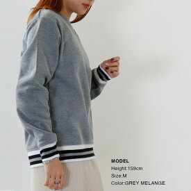 スウェット 無地 トレーナー メンズ レディース 起毛 ルームウェア 部屋着 パジャマ ブラック 杢グレー 杢チャコール マスタード ホワイト レッド ラインリブ M L LL