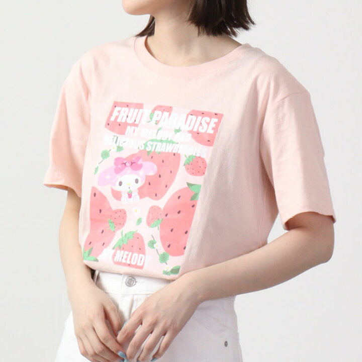 楽天市場】マイメロディ Tシャツ 半袖 Tシャツ フルーツ サンリオ 