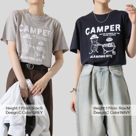 レトロ 半袖 Tシャツ 夏 服 綿 100% カジュアル 春夏秋 アメリカン アメカジ シンプル