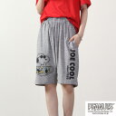 スヌーピー ピーナッツ ジョークール ハーフ パンツ スケボー ボトムス プリント SNOOPY PEANUTS JOECOOL