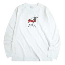 ヘビーウェイト 長袖 Tシャツ アメカジ ペンギン ヘビーウェイト 厚手 ロング ロンT トップス メンズ レディース S M L LL 3L 4L 春服 秋服 ペア お揃い キャンプ