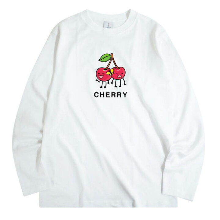楽天市場】ヘビーウェイト 長袖 Tシャツ チェリー さくらんぼ CHERRY 