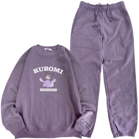 クロミ トレーナー スウェット パンツ セットアップ 裏起毛 ルームウェア 部屋着 パジャマ サンリオ キャラクターズ