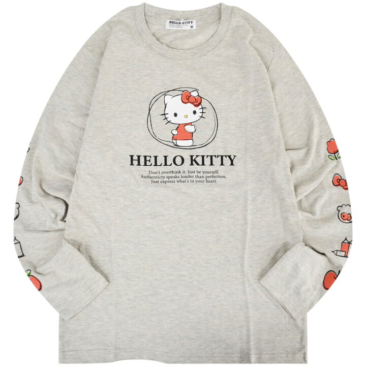 楽天市場】ハローキティ ロンT 長袖 Tシャツ サンリオキャラクターズ 