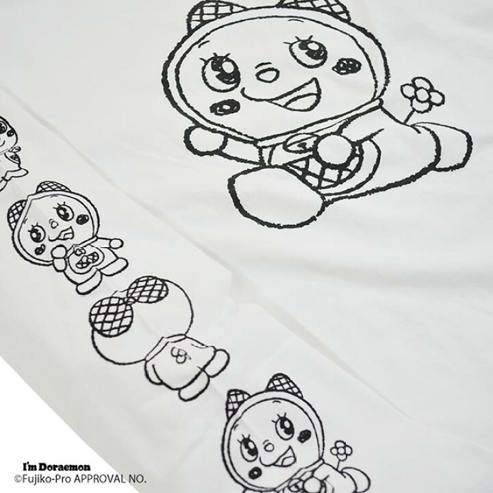 楽天市場 ドラえもん 長袖 Tシャツ プリント ロンt 袖 プリント M L Ll ドラミちゃん Charabasket キャラバス