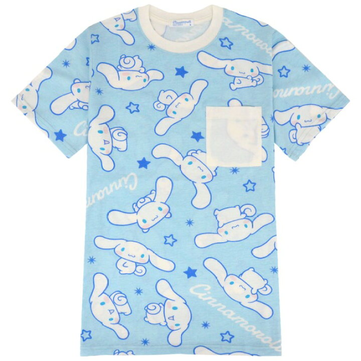 楽天市場】シナモロール Tシャツ 総柄 半袖 シナモン サンリオ  