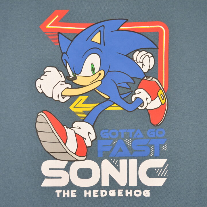 ソニック・ザ・ヘッジホッグ Tシャツ 半袖 セガ ゲーム ソニック カットソー SONIC CharaBasket キャラバス