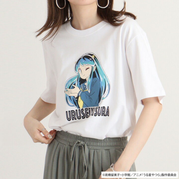 楽天市場】うる星やつら Tシャツ 半袖 トップス ラムちゃん 小学館 