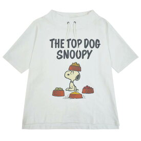 スヌーピー Tシャツ ドルマン PEANUTS スウェット ドルマン レディース スタンド カラー 夏 ピーナッツ 女性用 カジュアル キャラクター グッズ