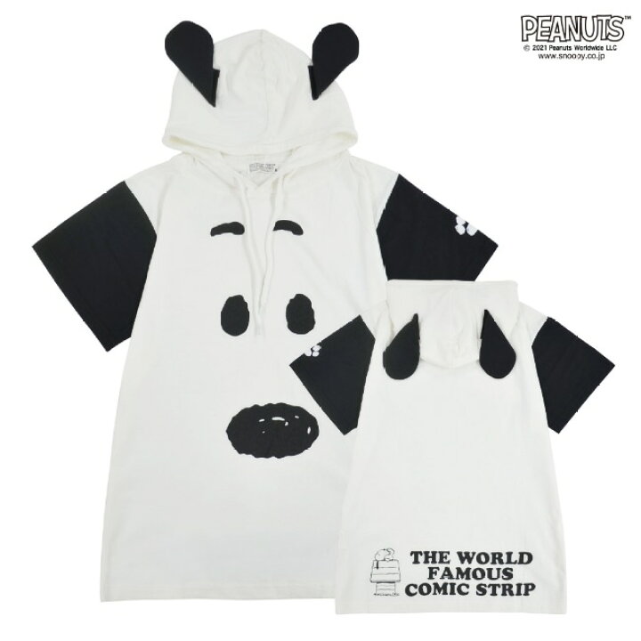 楽天市場 スヌーピー コスプレ Tシャツ パーカー 犬耳 Peanuts 半袖 ラグラン 夏 レディース メンズ なりきり Charabasket キャラバス