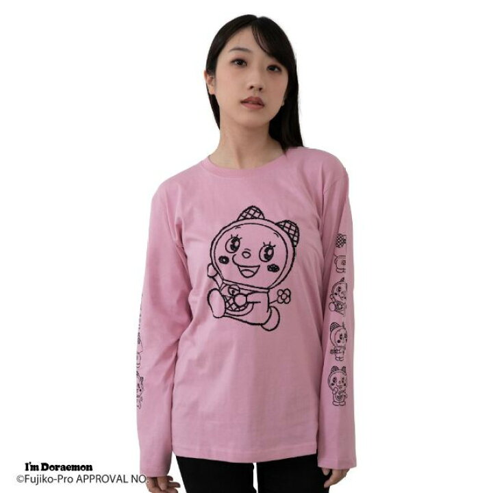 楽天市場 ドラえもん 長袖 Tシャツ プリント ロンt 袖 プリント M L Ll ドラミちゃん Charabasket キャラバス