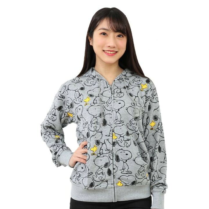 楽天市場 スヌーピー スウェット 裏毛 Zip パーカー 総柄 Snoopy S M L メンズ レディース ユニセックスサイズ Charabasket キャラバス