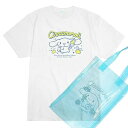 シナモロール PVCバッグ付き 半袖 Tシャツ レディース メンズ 春 夏 プール 海 ホワイト サックス サンリオ キャラクターズ