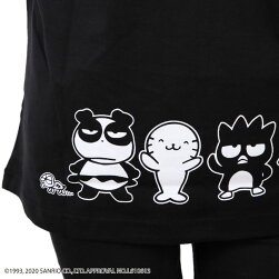 楽天市場 サンリオ バッドばつ丸 Badbadtz Maru 半袖 Tシャツ レディース M L Llサイズ パーカー レディース メンズ 兼用 キャラクター 着ぐるみ グッドはな丸 伊集院パンダバ はなたれカメ ポチ Charabasket キャラバス