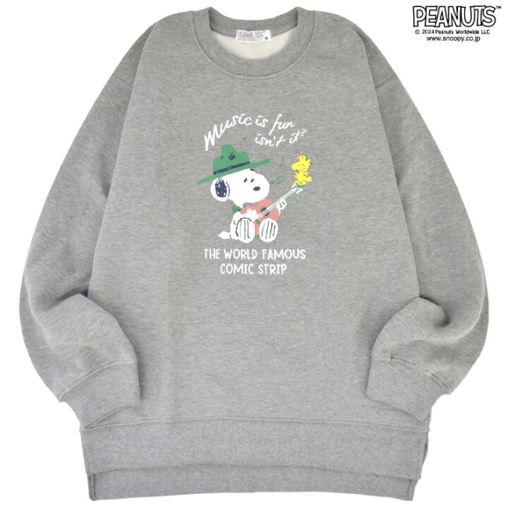 楽天市場】スヌーピー 長袖 トレーナー スウェット 裏起毛 バック  