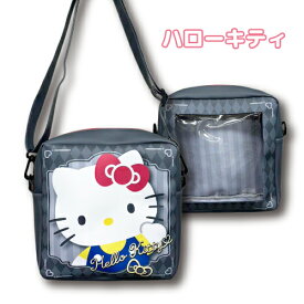 【スーパーSALE】サンリオ クリア窓付きプリントバリット グッズ かわいい 大きめ 小物入れ トートバッグ キャラクター ポシェット sanrio グッズ 大きめ バッグ BAG 鞄 推し活 人気 ハローキティ マイメロディ ポムポムプリン シナモロール クロミ