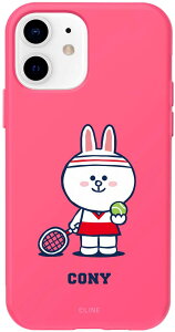 [LINE FRIENDS CZXi] iPhone 12 mini \tg P[X C tY [ Rj[ }bgdグ TPU ACtH 12 ~j Jo[ ] Brown's Sports Club CONY KCE-CSB041yKi/(LN^[ObY)
