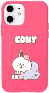 [LINE FRIENDS CZXi] iPhone 12 mini \tg P[X C tY [ Rj[ }bgdグ TPU ACtH 12 ~j Jo[ ] Dreamy Night CONY KCE-CSB045yKi/(LN^[ObY)