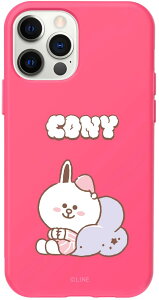 [LINE FRIENDS CZXi] iPhone 12 P[X 12 Pro \tg P[X C tY [ Rj[ }bgdグ TPU ACtH 12 v Jo[ ] Dreamy Night CONY KCE-CSB072yKi/(LN^[Ob