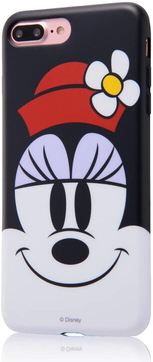 楽天市場 Iphone 7 Plus ディズニー Tpu ソフト スマホケース クローズアップ ミニーマウス In Dp7ph Mn キャラクター グッズ キャラハン