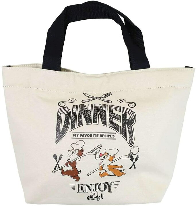 楽天市場 チップ デール ランチバッグ ミニ トートバッグ クッキングシリーズ Dinner ディズニー キャラクター グッズ キャラハン