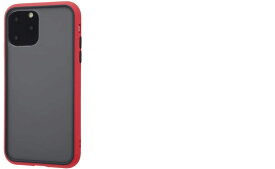 デジタルアルキミスト iPhone 11 Pro ケース 耐衝撃 Silky touch 指紋防止 衝撃吸収 エアクッション 指紋付きにくい さらさら ストラップ ホール ハイブリッド 素材 QI充電 ワイヤレス充電 対応 レッド/ブラック DT-P23SLK1/R
