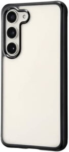 ���C�E�A�E�g Galaxy S23 au SCG19 docomo SC-51D TPU�\�t�g�P�[�X META Frame/�u���b�N RT-GS23HT2/BM