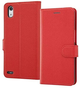 ���C�A�E�g Android One X3�p�蒠�^�P�[�X �V���v�� �}�O�l�b�g ���b�h RT-ANX3ELC1/R