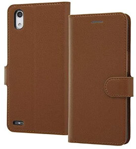 ���C�A�E�g Android One X3�p�蒠�^�P�[�X �V���v�� �}�O�l�b�g �_�[�N�u���E�� RT-ANX3ELC1/DK